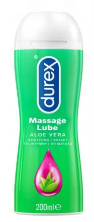 Durex, Aloe Vera, żel intymny i do masażu 2w1, 200 ml