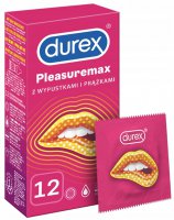 Durex, PleasureMax, prezerwatywy, 12 sztuk