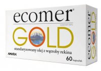 Ecomer Gold, Olej z wątroby rekina, 60 kapsułek