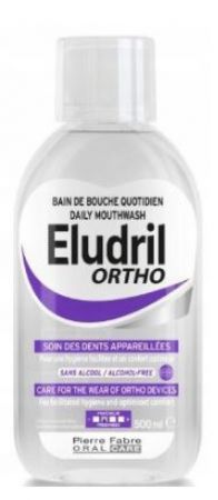 Eludril Ortho, Płyn do płukania ust, 500 ml