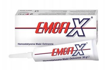 Emofix, maść hemostatyczna, na krwawienia,  z nosa, z drobnych ran skórnych, 30 g