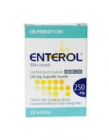 Enterol 250 mg, lek probiotyczny, 10 kapsułek INPHARM