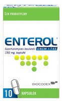 Enterol probiotyk 250mg lek probiotyczny, 10 kapsułek