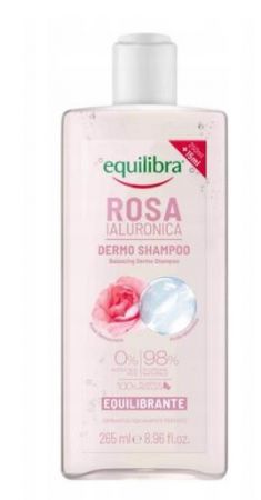 EQUILIBRA, Równoważący szampon, róża i kwas hiauronowy,