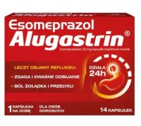Esomeprazol Alugastrin, 20 mg, 14 kapsułek