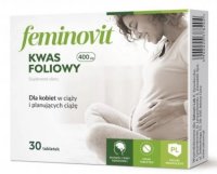 Feminovit,  Kwas foliowy, 30 tabletek