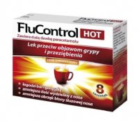 FluControl Hot(1000 mg + 10 mg + 4 mg/saszetkę proszek do sporządzania roztworu doustnego 8 saszetek