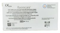 Fluorecare, Zestaw Combo antygenów SARS-C0V-2 &amp; Grypa A/B &amp; RSV, 1 sztuka