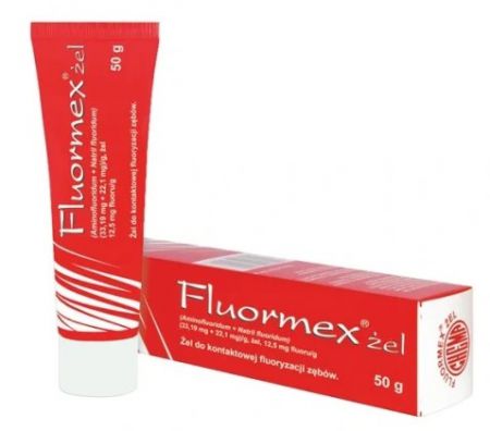 Fluormex, (33,19 mg + 22,1 mg)/g, żel, 50g