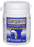 Gargarin 30g, proszek do sporządzenia roztworu, ból gardła, 30g