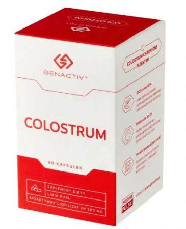 Genactiv Colostrum, 60 kapsułek