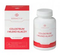 Genactiv Colostrum i Mleko Klaczy, 180 kapsułek