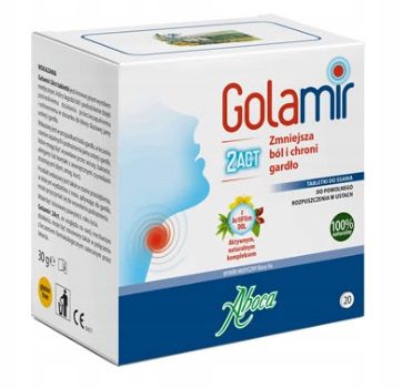 Golamir 2ACT, 20 tabletek do ssania