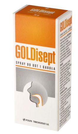 GOLDisept, spray do ust i gardła, 25 ml