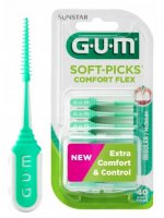 GUM Soft-Picks Comfort Flex M 40sztuk @