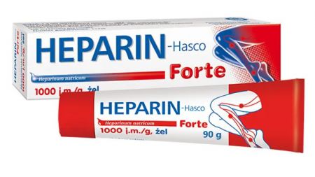 Heparin-Hasco Forte żel 1000j.m./g 90g