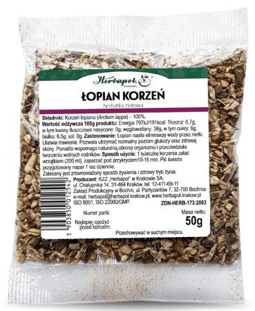 Herbapol Kraków Łopian Korzeń 50 g