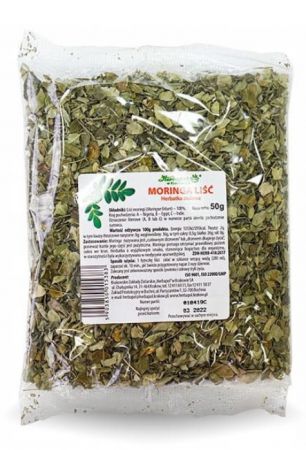 Herbapol Kraków, Moringa liść herbatka ziołowa 50 g