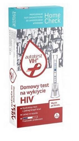 Home Check,Test, domowy, do wykrywania, HIV, 1 sztuka