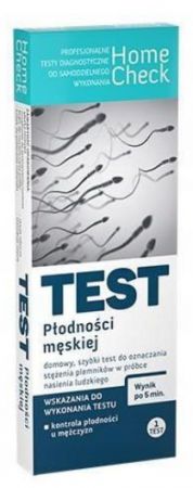 Home Check, Test na płodność dla mężczyzn, 1 sztuka