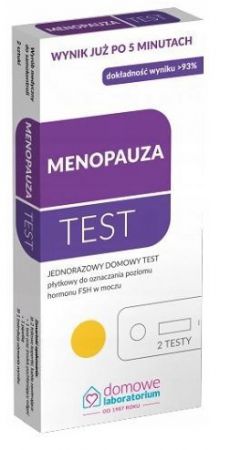 Hydrex,Test, Menopauza, przekwitanie, wykrywa hormon FHS,w moczu,1 sztuka