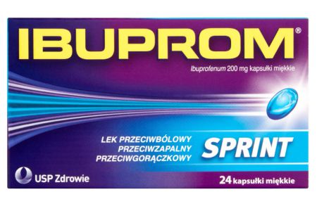 Ibuprom sprint, 200 mg, 24 kapsułek miękkich