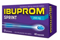 Ibuprom Sprint Caps, 200mg ibuprofenu, 40 kapsułek