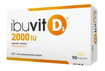 Ibuvit D3 2000 IU, 90 kapsułek miękkich