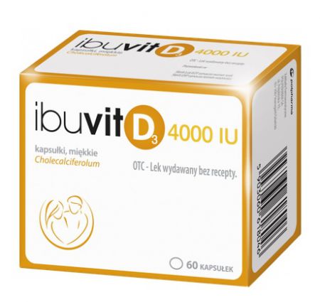 Ibuvit D3 4000 IU, 60 kapsułek