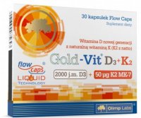 Olimp Gold-Vit D3 2000 j.m.+K2 30 kapsułek