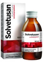 Solvetusan, syrop 0,06 g/10ml, leczenie suchego kaszlu, 150 ml
