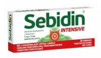 Sebidin Intensive tabletki do ssania bez cukru x 20 tabletek