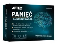 Apteo, Pamięć i koncentracja, 60 tabletek