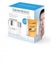 Dermedic Oilage Zestaw Krem na Dzień, 50ml + Olejowy Syndet, 25 ml