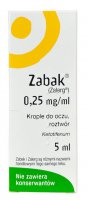 Zabak, krople do oczu 0,25 mg/ml, 5 ml Inpharm