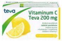 Vitaminum C Teva 200mg, 50 tabletek powlekanych