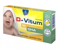 D-Vitum DHA, 400j.m. witaminy D, 30 kapsułek