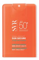 SVR Sun Secure, Pocket Spray, spray ochronny, SPF50+, 20 ml