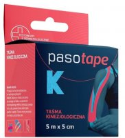 Pasotape, Taśma Kinezjologiczna 5mx5cm, Kolor niebiesk