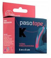 Pasotape, Taśma Kinezjologiczna 5mx5cm, Kolor czarny