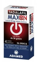 Tadalafil Maxon, 10 mg, 4 tabletki powlekane