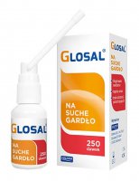 Glosal, spray na suche gardło, 250 dawek, 25 ml