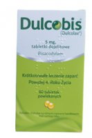 Dulcobis (Dulcolax), 5 mg, 60 tabletek dojelitowych - Import InPharm