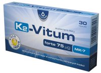 K2-Vitum Forte 75 µg, witamina K2 MK-7, 30 kapsułek