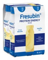 Fresubin Protein Energy Drink, preparat odżywczy, smak waniliowy, 4 x 200 ml