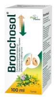 Bronchosol, (218,0 mg + 0,989 mg)/5 ml, syrop, 100 ml