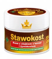 Stawokost, Krem z olejkiem z konopi i żywokostem, 150ml