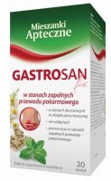 Gastrosan fix, (1,00 g + 0,66 g + 0,34 g)/saszetkę, zioła do zaparzania w saszetkach, 20 saszetek