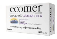 Ecomer Odporność Czosnek + Witamina D3, 60 kapsułek