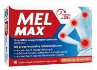 Mel Max, 15 mg, 10 tabletek ulegających rozpadowi w jamie ustnej